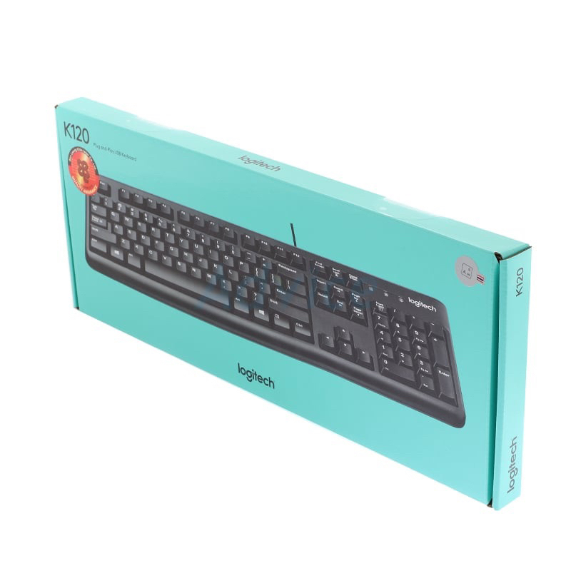 USB KEYBOARD LOGITECH K120 BLACK | Shopee Thailand