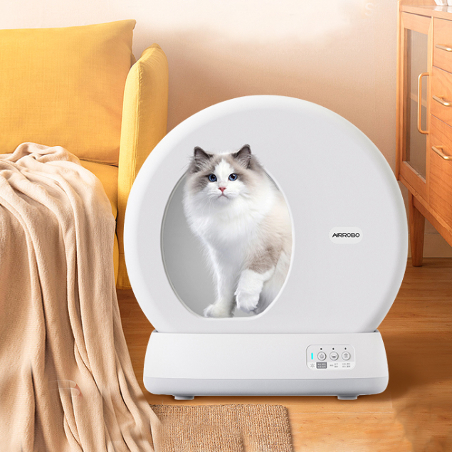 พร้อมส่ง-automatic-cat-litter-box-airrobo-c-10-pro-ขนาดใหญ่-ห้องน้ำแมวดับกลิ่นแมวไฟฟ้าอัตโนมัติ