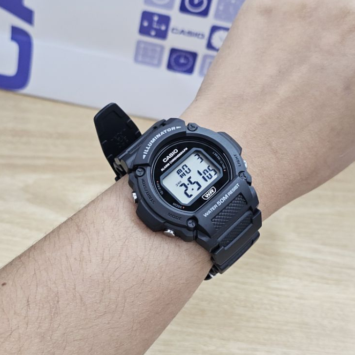 ของแท้-casio-นาฬิกาข้อมือ-รุ่น-w-219h-1av-w-219h-2av-w-219h-2a2v-w-219h-4av-w-219h-8bv