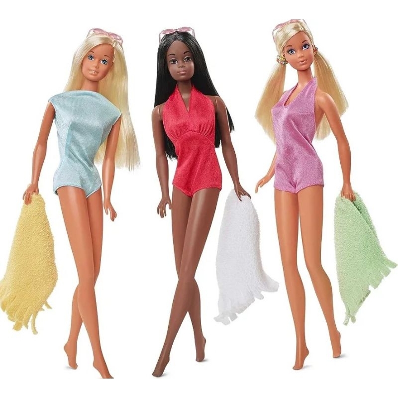 barbie-signature-malibu-barbie-and-friends-gift-set-doll-ขายงานกล่องสะสม-ตุ๊กตาบาร์บี้และเพื่อน-สินค้าใหม่