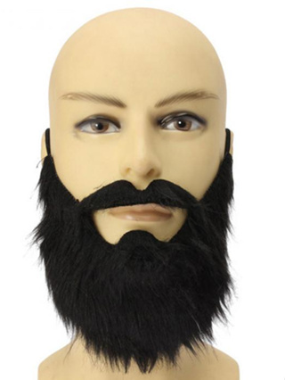 หนวดเคราแฟนซี เคราปลอม แบบยาว สำหรับ การแสดง ปาร์ตี้ คอสเพลย์  Fancy Fake Long Mustache Beard for Funny พร้อมส่งจากไทย