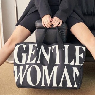 ภาพขนาดย่อของสินค้าพร้อมส่ง GW GENTLE&WOMANกระเป๋าผ้าTote Bag