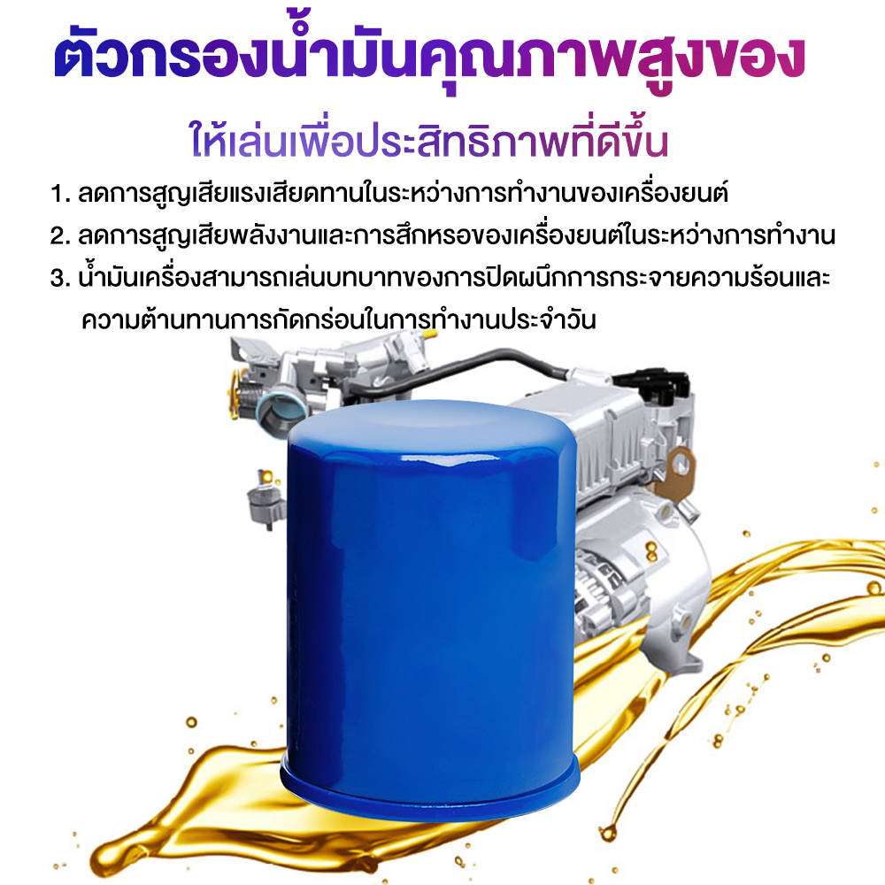 ส่งจากไทย-กรองน้ำมันเครื่อง-ฮอนด้า-15400-raf-t01-สำหรับ-honda-ฮอนด้า-ทุกรุ่น-กรองเครื่อง