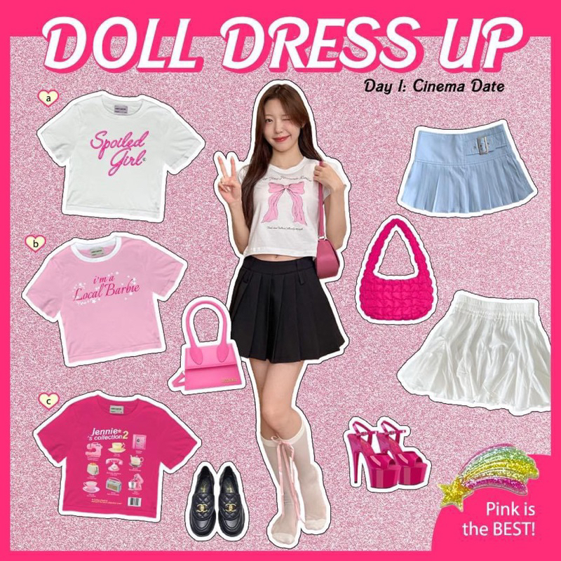 bbaconq-baby-tee-colletion-barbie-สุดน่ารัก-พร้อมส่งน้า