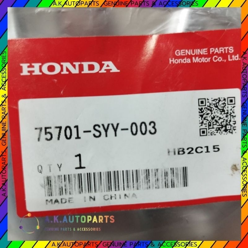 ของแท้-75701-syy-003-โลโก้ตัวหนังสือ-h-ติดฝาท้าย-honda-freed-เบิกห้าง-honda