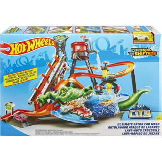 Hot Wheels Gator Car Wash พร้อมรถของเล่น Color Shifters Toy Car ราคา 5,590 บาท