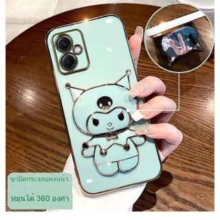 เคส TPU คุโรมิ มีกนะจก ขอบตรง สำหรับ Xiaomi Redmi Note12 Redmi A1plus A2plus Redmi 12C Redmi 9A Redmi 10 Tpu กันกระแทก