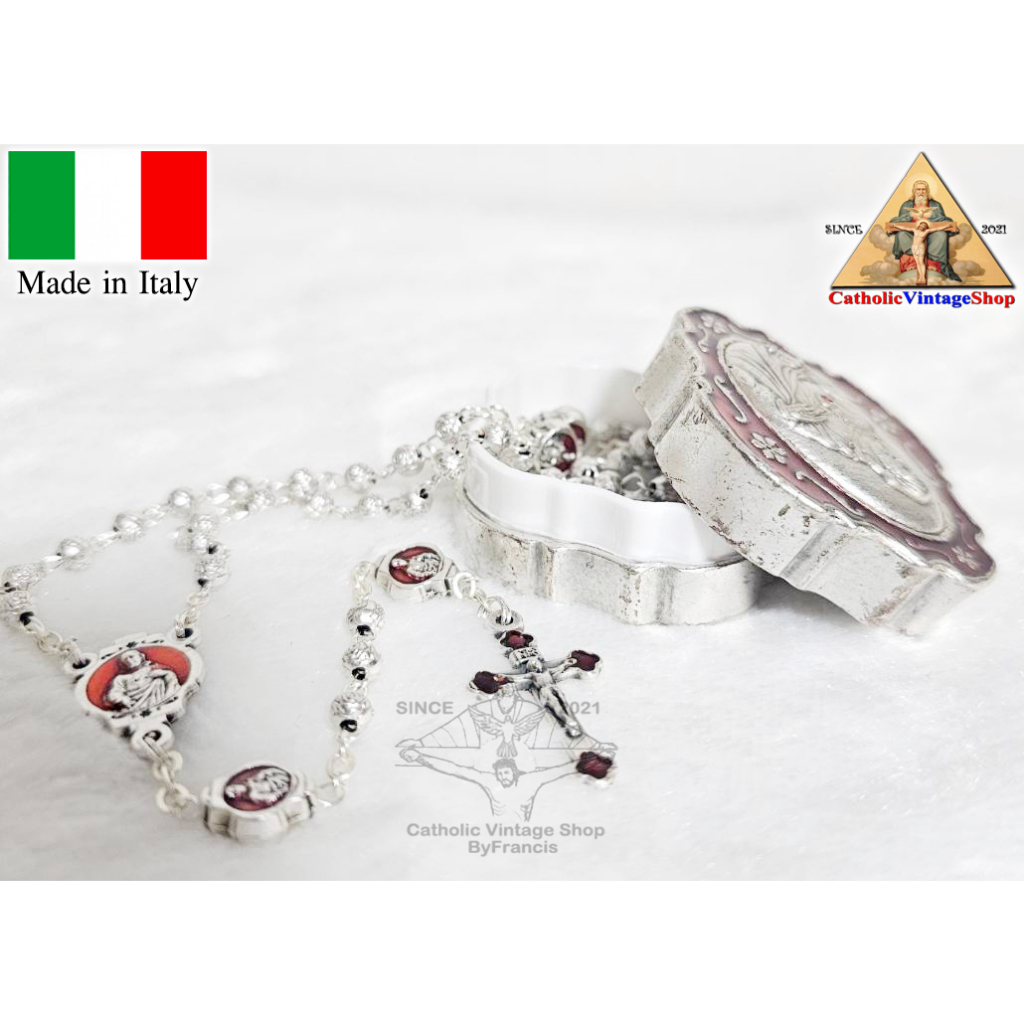 rosary-catholic-italy-สายประคำคาทอลิก-สายประคำพระหฤทัยพระเยซูเจ้า-คาทอลิก-คริสต์-ลูกประคำ