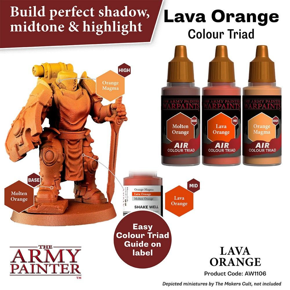 มีของพร้อมส่ง-army-painter-air-lava-orange-18ml-ap-aw1106-สีอะคริลิค-สูตรพ่น-ใช้กับ-airbrush-water-based-acrylic