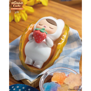 (แกะซอง+นอนกล่อง) ของแท้💯 ส่งต่อ ฟิกเกอร์ POP MART PUCKY Rabbit Cafe Series Strawberry Pancake