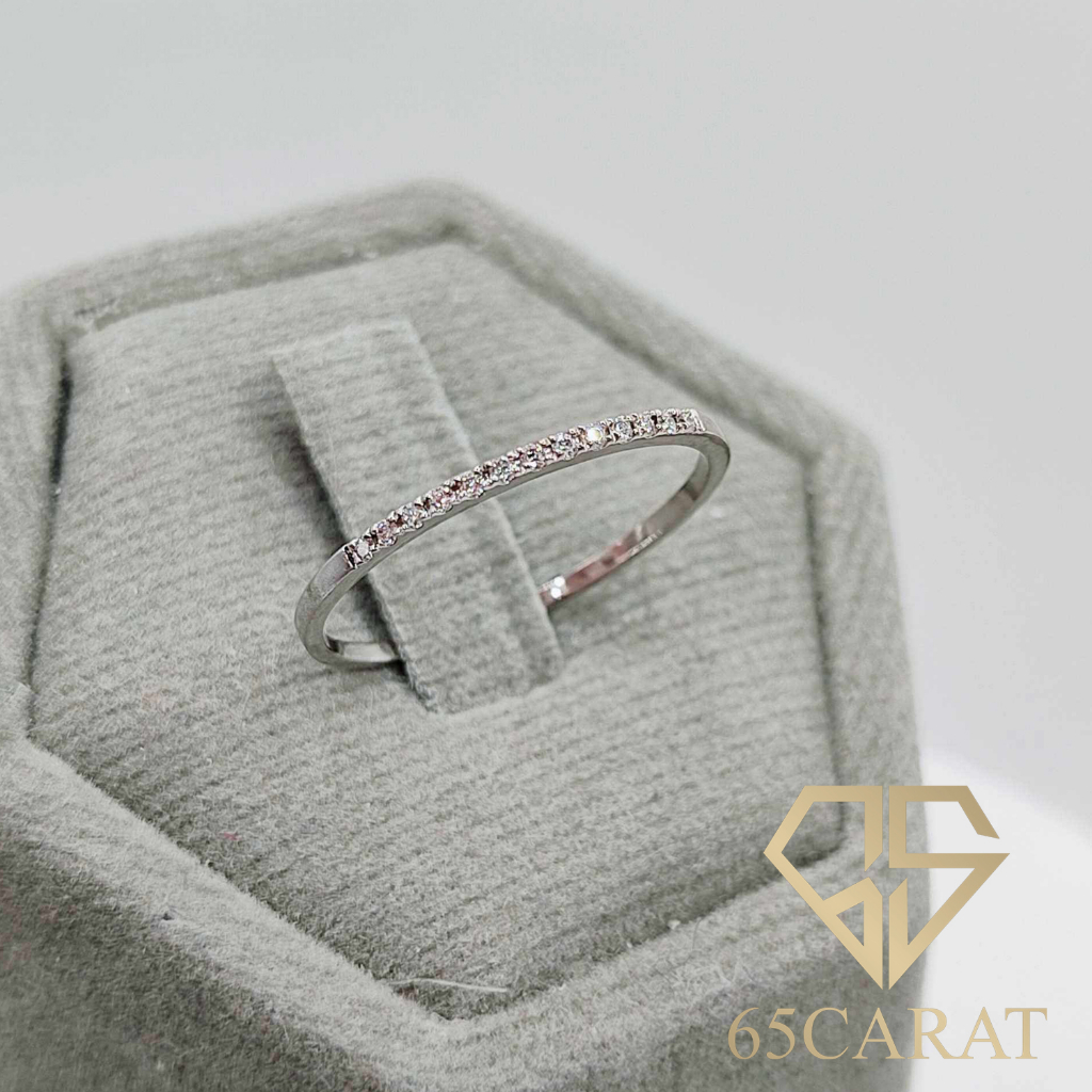 65carat-แหวนคู่-แหวนแถวคู่แหวนชาย-เพชรแท้น้ำ100-ตัวเรือนทอง9k-ราคาเป็นคู่