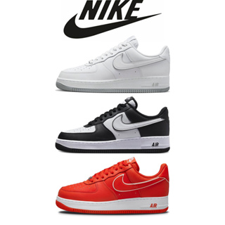 Nike Air Force 1 Low ”Crimson“—”Panda“ด้านบนต่ําแอนติสกิดทนทานรองเท้าบอร์ดรองเท้าลําลองสําหรับผู้ชายและผู้หญิง