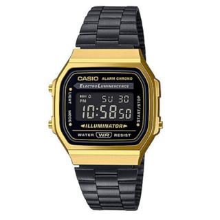 Casio นาฬิกาข้อมือ Unisex รุ่น A168WEGB-1BDF