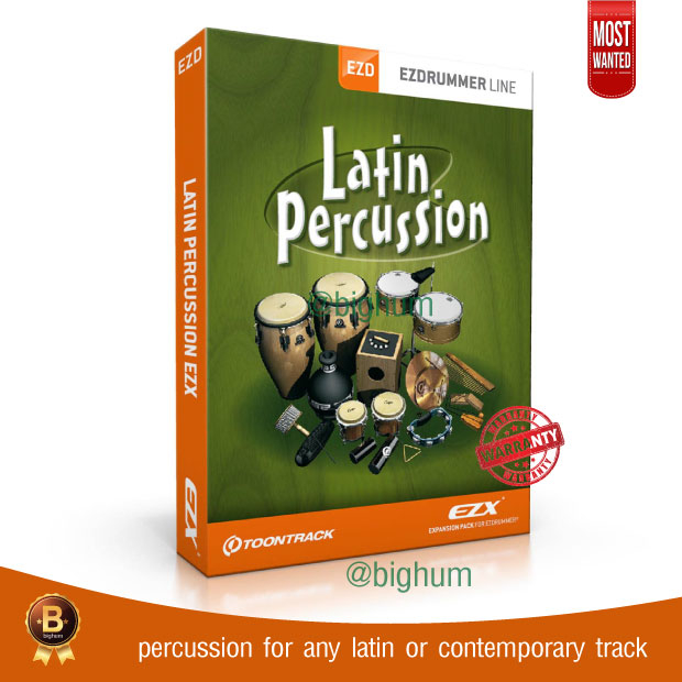 Ezdrummer LATIN PERCUSSION EZX Expansion windows/mac Shopee Thailand