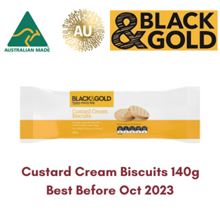 Black & Gold Custard Cream Biscuits 140g (BBF Oct 23)