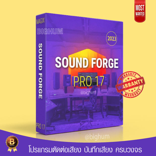 sound-forge-audio-pro-suite-17-windows-โปรแกรมตัดต่อเสียง-บันทึกเสียง-ครบวงจร