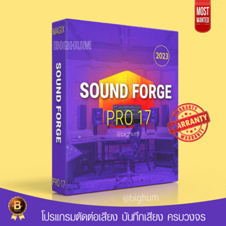 SOUND FORGE Audio Pro Suite 17 | windows| โปรแกรมตัดต่อเสียง บันทึกเสียง ครบวงจร
