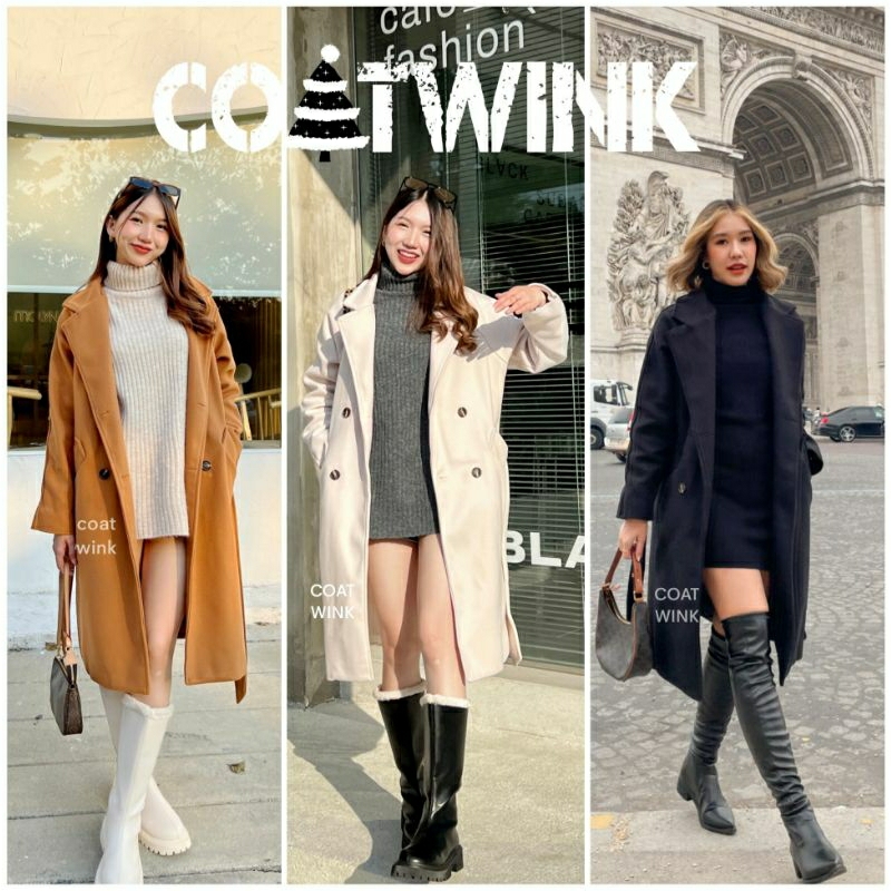 bebe-wool-long-coat-โค้ทยาว-ทรงสวย