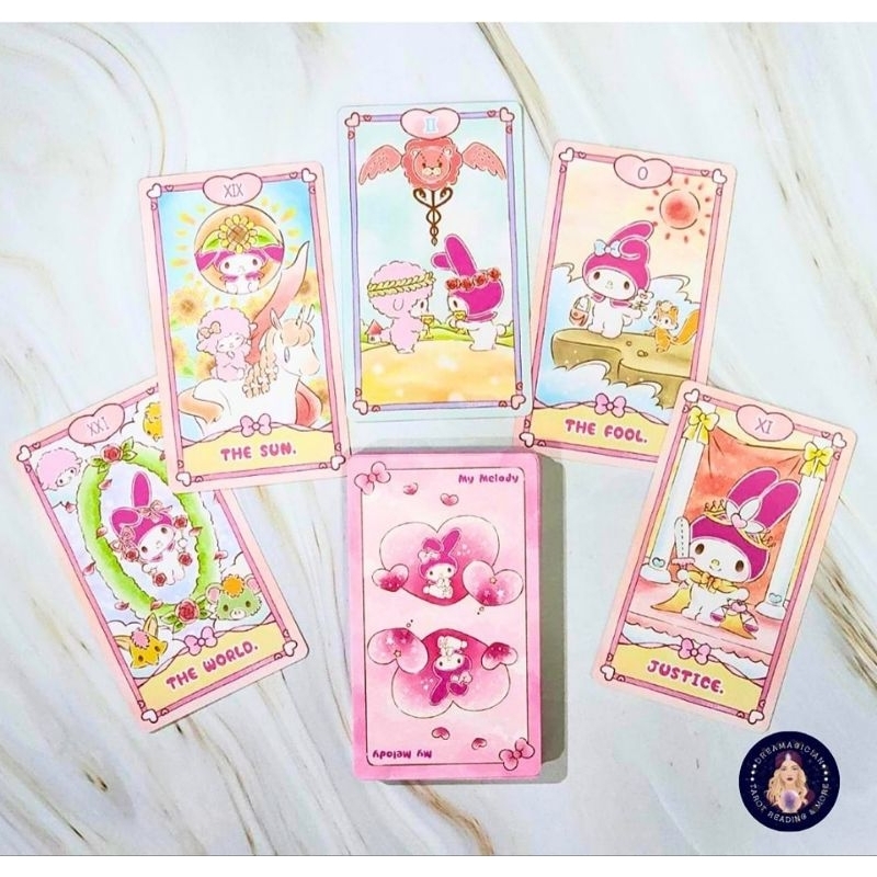 my-melody-tarot-ไพ่มายเมโลดี้-ไพ่ลิขสิทธิ์แท้จากญี่ปุ่น-ไพ่ทาโร่ต์-ไพ่ออราเคิล-tarot-oracle-card-deck