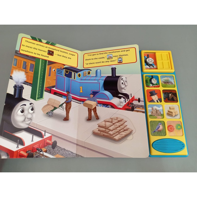 thomas-amp-friends-railway-race-day-หนังสือboardbookมือสอง