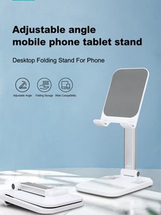 Devia - Desktop Folding Stand For Phone ที่วางมือถือ ดูได้ทั้งแนวตั้ง-แนวนอน ข้อต่อแข็งแรงจอไม่เงิบง่าย ที่ตั้งมือถือ