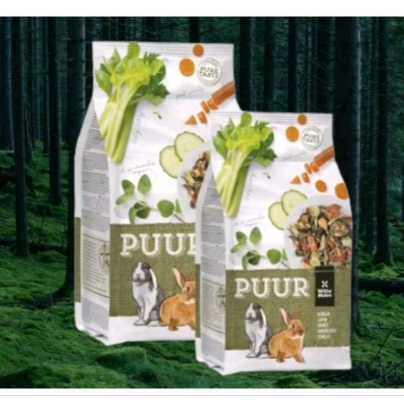 PUUR Rabbit (600g) และ (2kg) อาหารกระต่าย สูตรผักคึ่นช่าย แครอท ช่วย ...