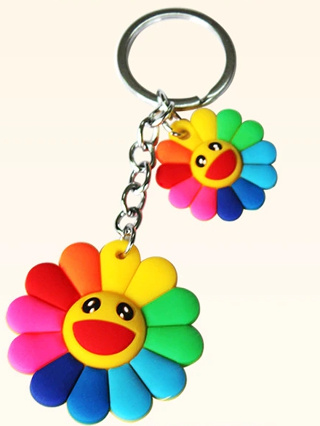 พวงกุญแจ มุราคามิ Murakami Flower นำเข้า พร้อมส่งแล้ววันนี้ รีบซื้อก่อนหมด สินค้ามีจำกัดนะคะ