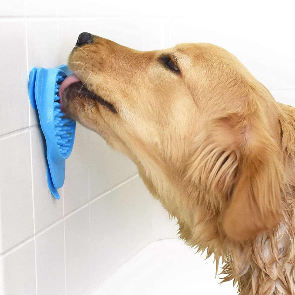 ซิลิโคนสัตว์เลี้ยง-bath-treater-สำหรับสุนัขติดผนัง-lick-pad-อาหารช้า-feeder-แผ่นดิสก์-sucker