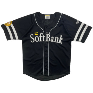 เสื้อเบสบอล SoftBankHAWKS Size 90-130-S-M-L-XL