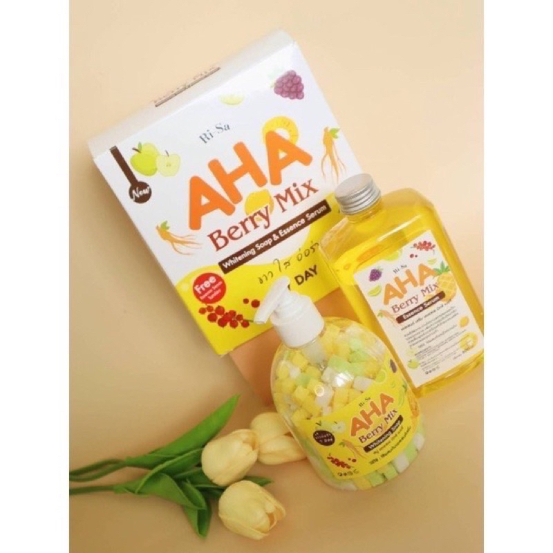 aha-berry-mix-สบู่สูตรลับพิเศษขาวใสออร่า7วัน