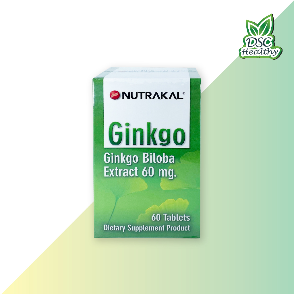 แพ็คคู่คุ้มกว่า-nutrakal-ginkgo-biloba-extract-60-mg-60-tablets