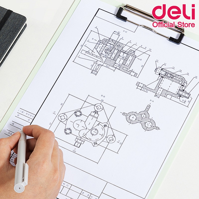 deli-pe103-clip-board-กระดานคลิปบอร์ดแฟนซีแนวตั้ง-a4-คละสี-1-ชิ้น-คลิปบอร์ด-กระดานคลิปบอร์ด-คลิปบอร์ดรองเขียน-กระดานรอง-เครื่องเขียน