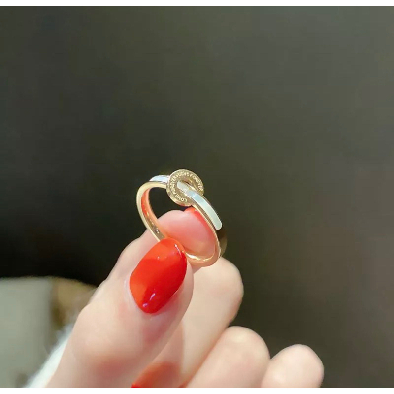 lovely-ring-stanless-steel-แหวนงานน่ารักมากสแตนเลส-ไม่ลอกไม่ดำ-งานสวยน่ารัก-พร้อมส่งจากไทย