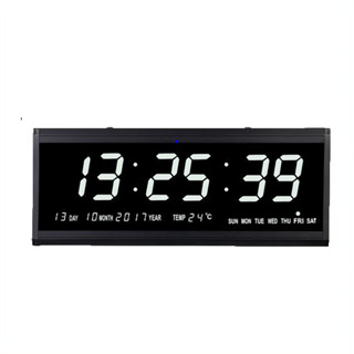 นาฬิกาดิจิตอล(JH4819) 48x19x4cm นาฬิกา ตั้งโต๊ะ LED DIGITAL CLOCK นาฬิกาแขวน นาฬิกาตั้งโต๊ะ