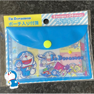 Im Doraemon Sticky Notes in Pouch Plushie