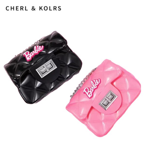 C＆K กระเป๋าสะพายข้างผู้หญิง ตุ๊กตาบาร์บี้ คอลเลคชั่น Sweet Cool Frozen Little Fragrance Lingge เวอร์ชั่นเกาหลี กระเป๋าสะพายข้างสไตล์ญี่ปุ่น