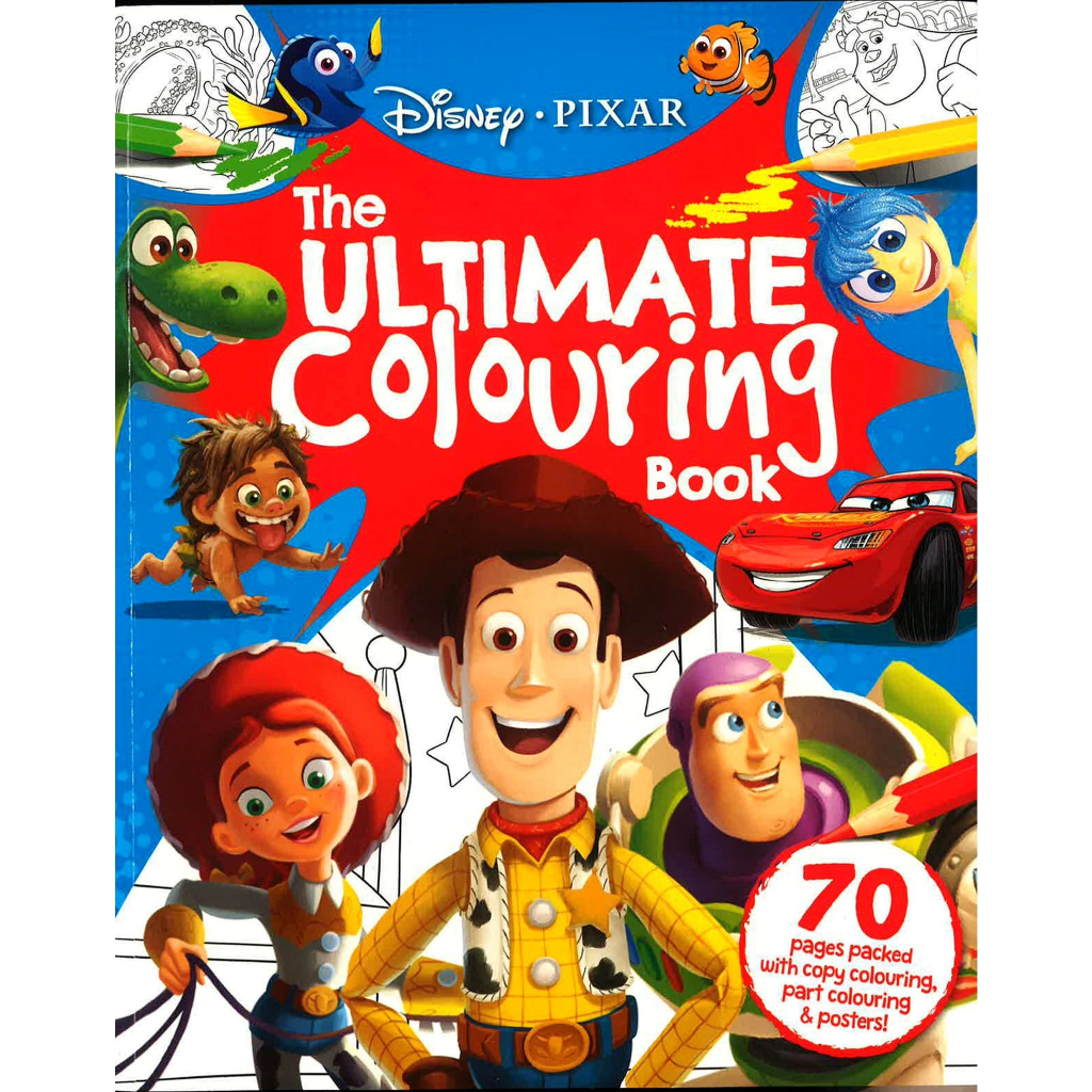 The Ultimate Colouring Book Disney Pixar ????????????????????????????????? ????????????????????? ?????????????????????