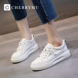 CHERRYMU รุ่นCM74 รองเท้าหนังแท้