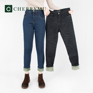 CHERRYMU รุ่น CV37 กางเกงยีนส์บุขน Katie wool jeans