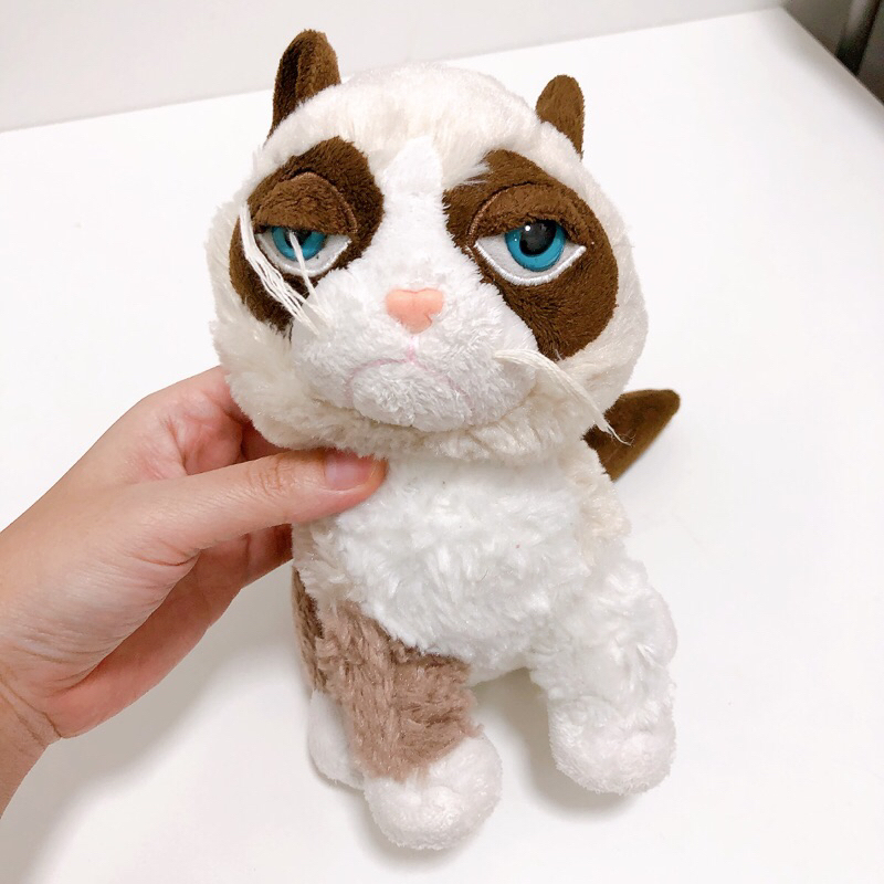 Grumpy sales cat plush