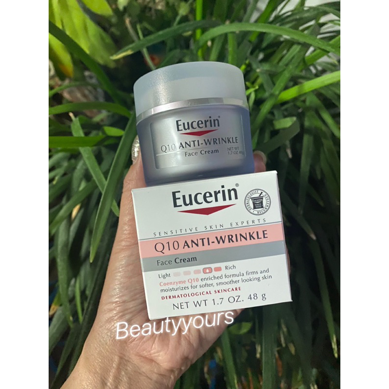 Eucerin Q10 AntiWrinkle Face Cream 48g Shopee Thailand