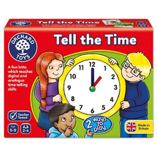 ORCHARD TOYS, Tell the Time บอร์ดเกมส์เด็ก เรียนรู้เรื่องเวลา ลิขสิทธิ์แท้ นำเข้าจากอังกฤษ ของเล่นเด็ก 5-9 ปี 🇬🇧💯