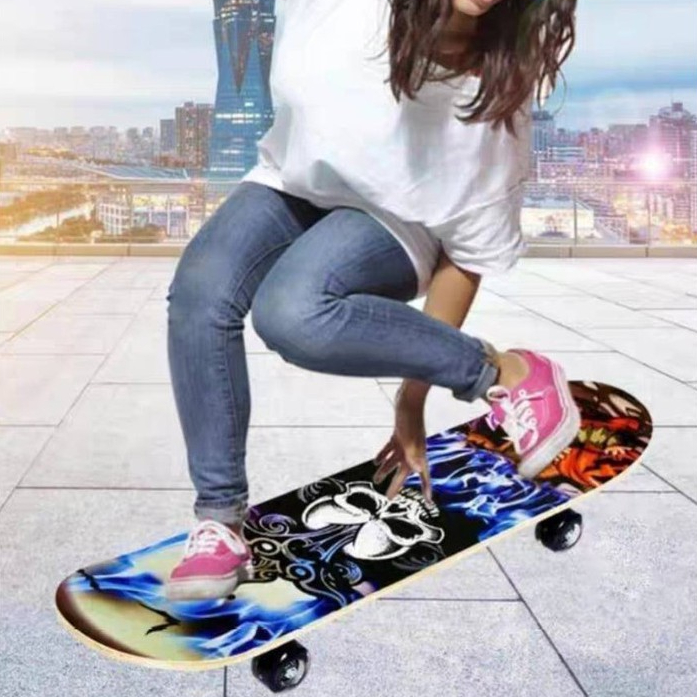 skateboard-สเก็ตบอร์ด-ฝึกทักษะการทรงตัว-เล่นได้ทั้งเด็กและผู้ใหญ่-ขนาด-70x20-cm