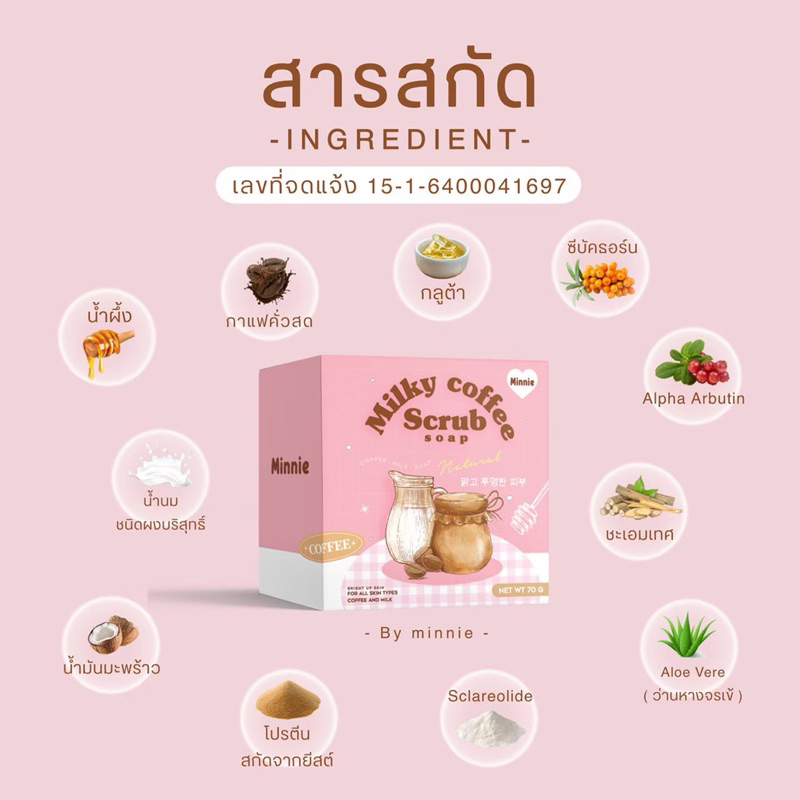 สบู่สครับกาแฟสด-มินนี่-ขนาด-85g