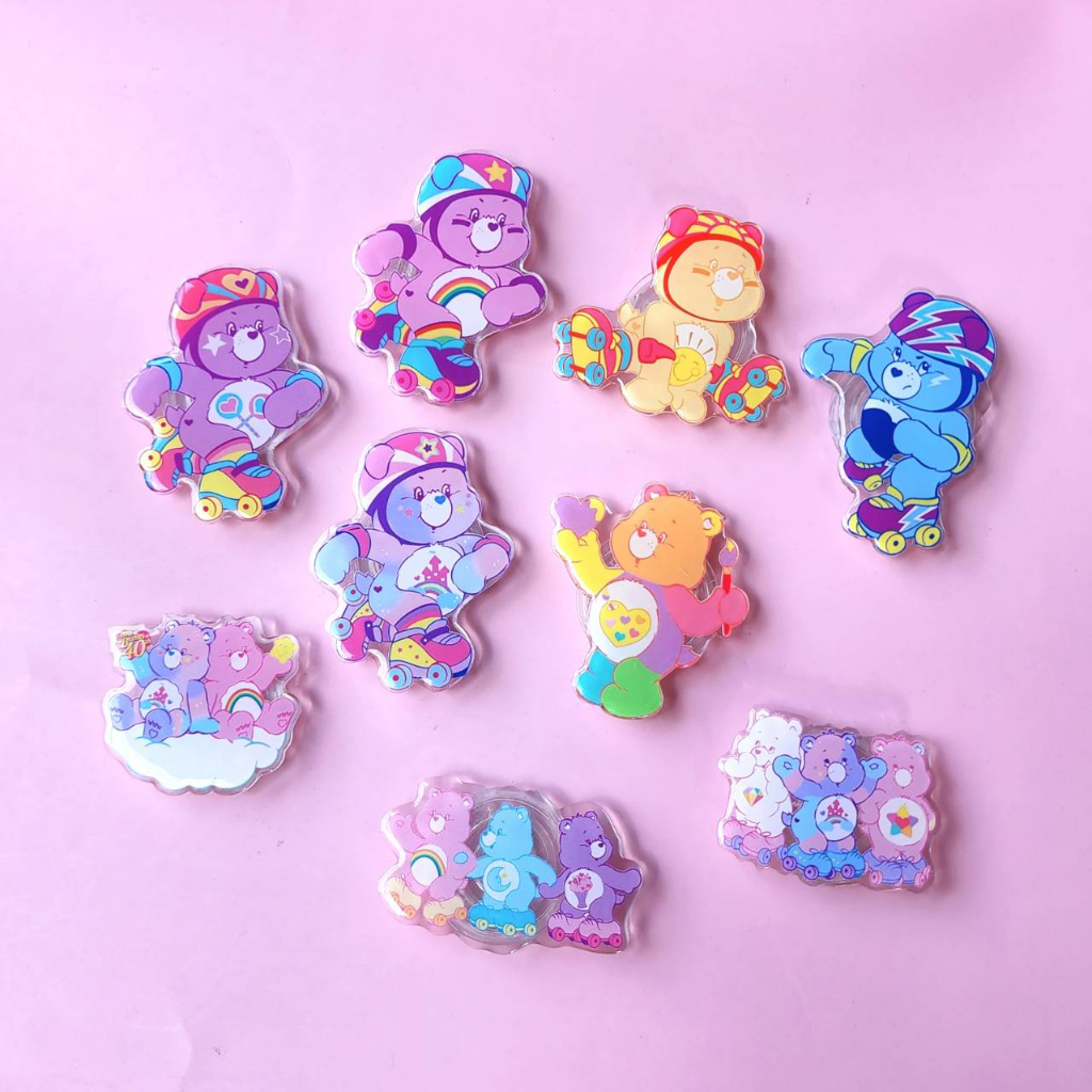 griptok-ติดโทรศัพท์-care-bears-มาใหม่-วัสดุเป็นอคิริค-งานสวย-มีกาวในตัว-ติดแน่น-แกะออกไม่เป็นรอย-ขนาดประมาณ-4-5-4-5cm