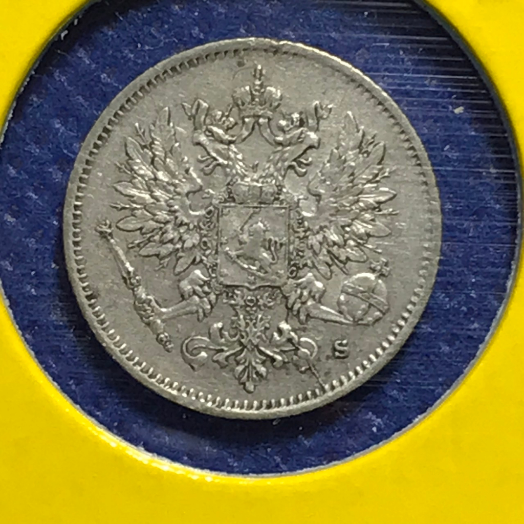 no-61263-เหรียญเงิน-ปี1916-finland-ฟินแลนด์-25-pennia-เหรียญสะสม-เหรียญต่างประเทศ-เหรียญเก่า-หายาก-ราคาถูก