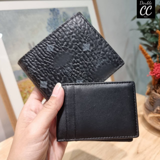 🔆 Model MC SMALL WALLET WITH CARD CASE IN VISETOS ภาพไม่เบลอโลโก้ทักแชทนะคะ