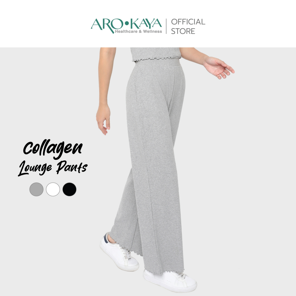 arokaya-กางเกงขายาว-collagen-lounge-pants