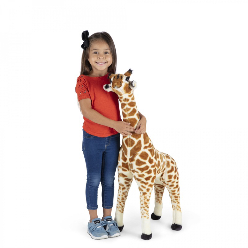ตุ๊กตายีราฟ-ใหญ่จริง-สูง-3-ฟุต-กอดฟินเหมือนจริง-melissa-amp-doug-plush-standing-baby-giraffe