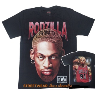 เสื้อยืด rodman dennis basketball เสื้อบาสเกตบอลไซส์ยุโรป